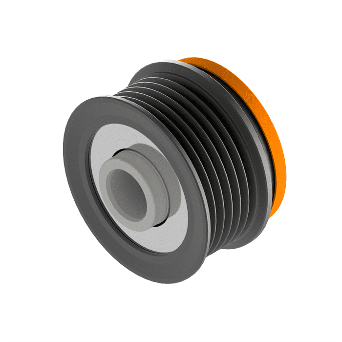 77.1044.0 - POLIA RODA LIVRE ALT COROLLA/ AURIS/ AVENSIS/ CHRYSLER - PC