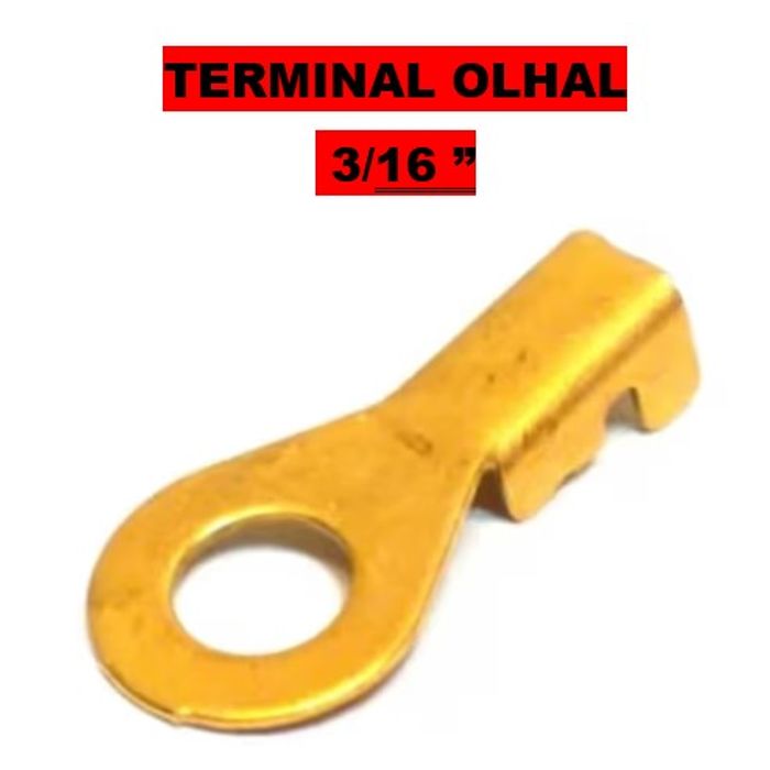 ISO1900022-5MM - TERMINAL OLHAL 3/16 FURO 5 MM (100 PCS - VALOR DO CENTO) - CT