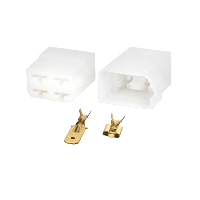 DP7.208 - KIT TERMINAL 4 VIAS 6,3MM (EMB 1 KIT) - KIT