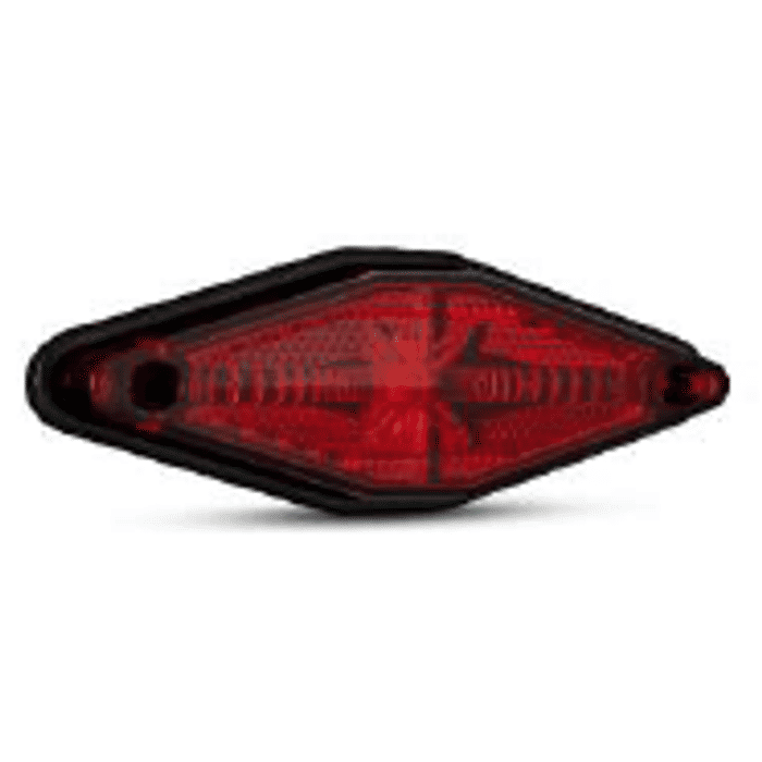 ISO20068 VM 12/24V - LANTERNA LATERAL TOP - VERMELHA 12/24V - SEM SUPORTE - PC