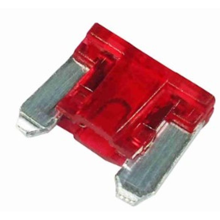 ISO103175-10 - FUSIVEL MINI PERFIL BAIXO - 10 AMP - VERMELHO (EMB. COM 10 PCS - VALOR UNITARIO) - PC