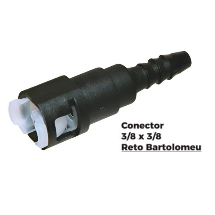 ISO1905613 - CONECTOR 3/8 X 3/8 - BARTOLOMEU - RETO (EMB. COM 01 PECA - VALOR UNITARIO) - PC