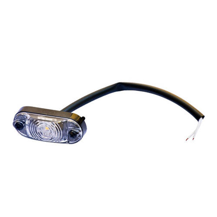 ISO1901171 CR - LANTERNA DELIMITADORA LED 12/24V CRISTAL (EMB. COM 01 PECA - VALOR UNITARIO) - PC