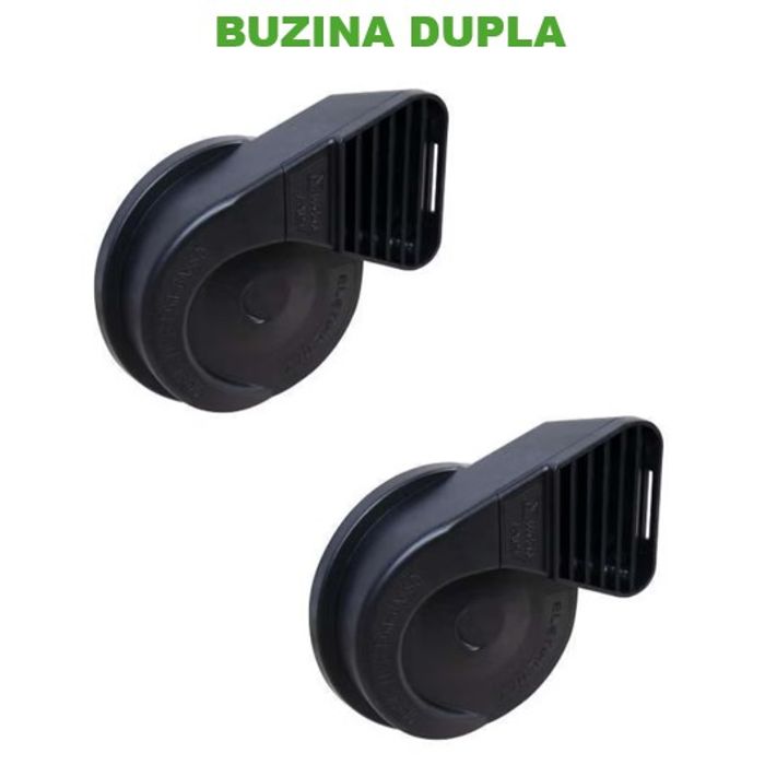 ISO26B4.0139 12V - BUZINA UNIVERSAL CARACOL 12V 80MM DUPLA (EMB. COM 02 PECA - VALOR DO PAR) - PR