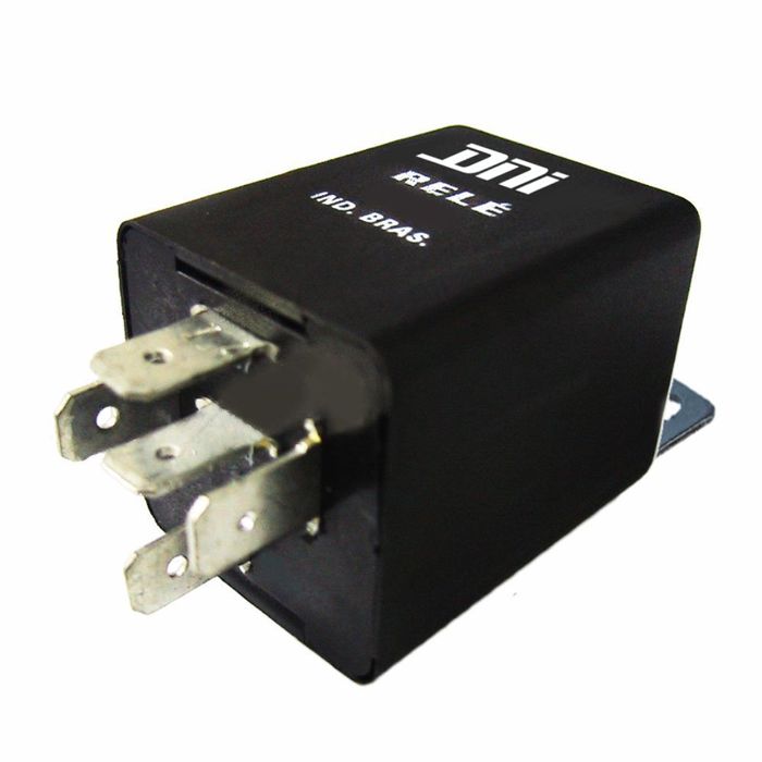 DNI1107 12V - RELE PISCA ALTERNADO 12V UNIVERSAL- 5 TERMINAIS - PC