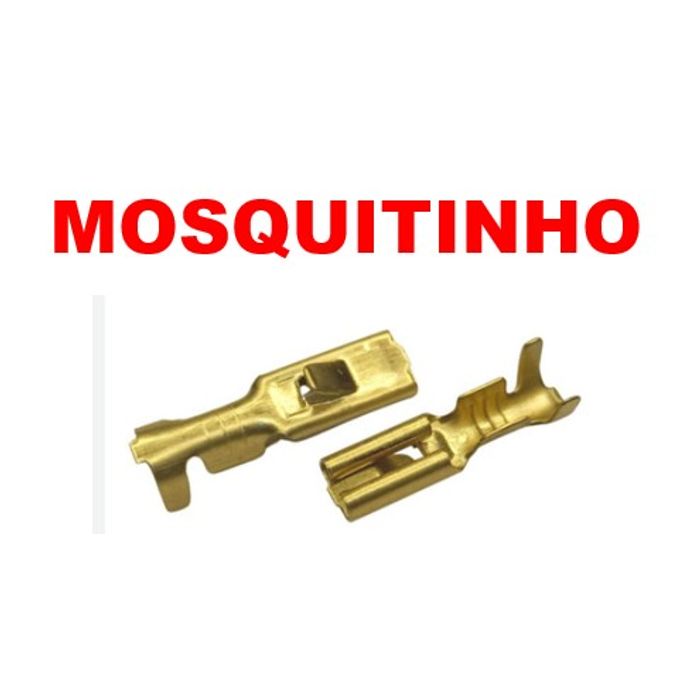 ISO1900001 MINI - TERMINAL ENCAIXE MOSQUITINHO 2.8 MM (EMB. COM 100 PECAS - VALOR DO CENTO) - CT