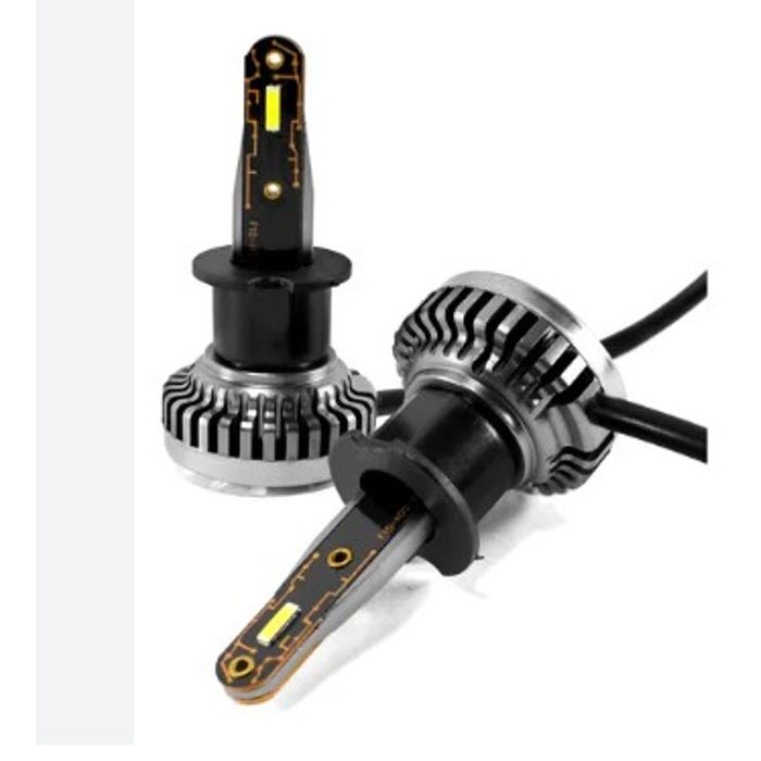 ISO14LFR8 H3 12V - KIT LAMPADA LED R8 H3 12V 30000LM 42W 6500K (EMB. COM 02 PC- VALOR DO PAR) - KIT