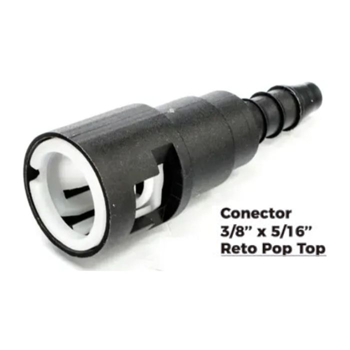 ISO1905631 - CONECTOR 3/8 X 5/16 - RETO - POP TOP (EMB. COM 01 PECA - VALOR UNITARIO) - PC