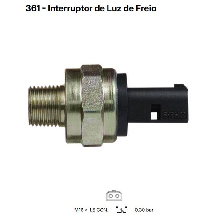 RHO0361 - INT. FREIO VOLVO-  PILOTO AUTOMATICO EDC - PC
