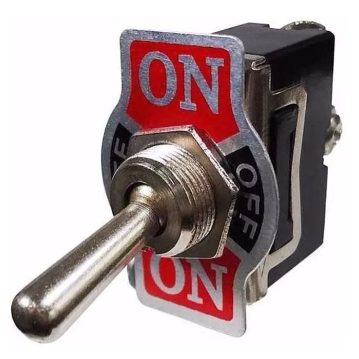 ISO17I02082 12/24V - CHAVE TIC-TAC- ON/OFF- 3 POSICOES/ ALAVANCA 400W - PC