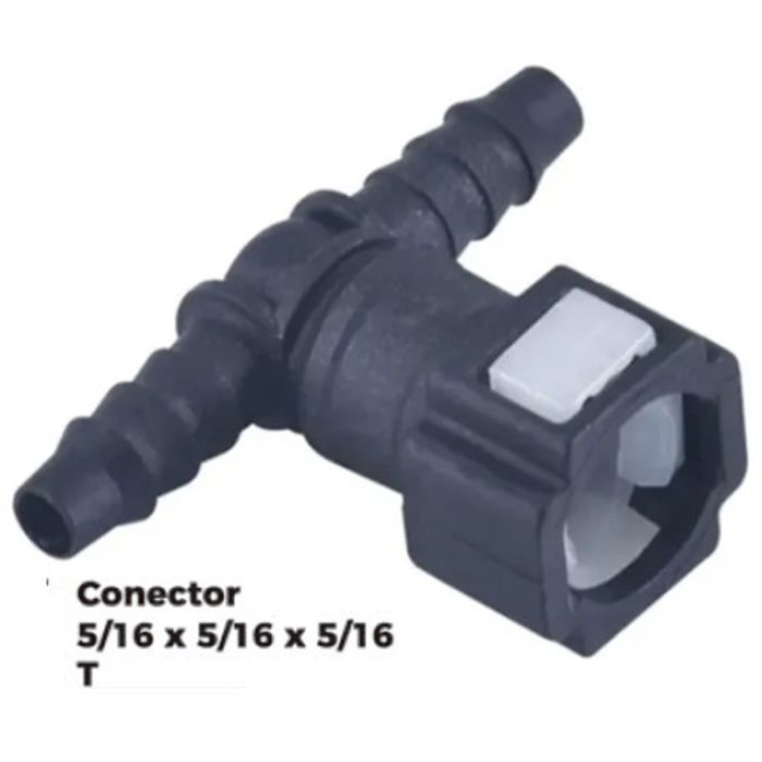ISO1905610 - CONECTOR 5/16 X 5/16 X 5/16 - T - (EMB. COM 01 PECA - VALOR UNITARIO) - PC