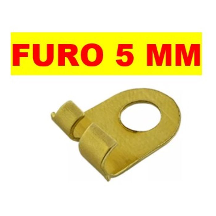 ISO1900027 - TERMINAL OLHAL 3/16L FURO 5 MM COM 100 UNIDADES -VALOR DO CENTO - CT