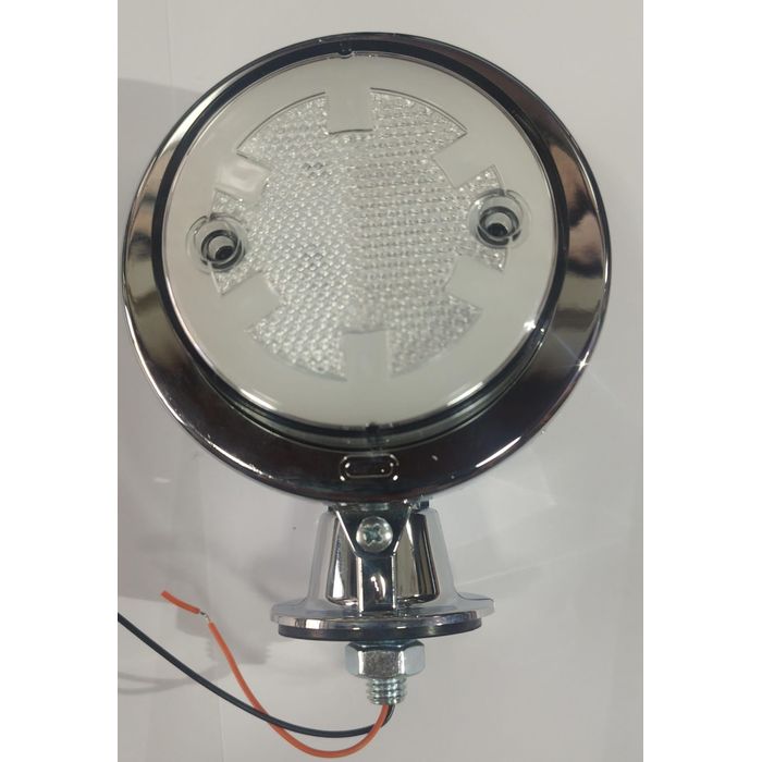 ISO20B054 CR 12/24V - LANTERNA BOJUDA LED CRISTAL 12/24V CROMADA (KIT COM CARCACA E LANTERNA) - PC