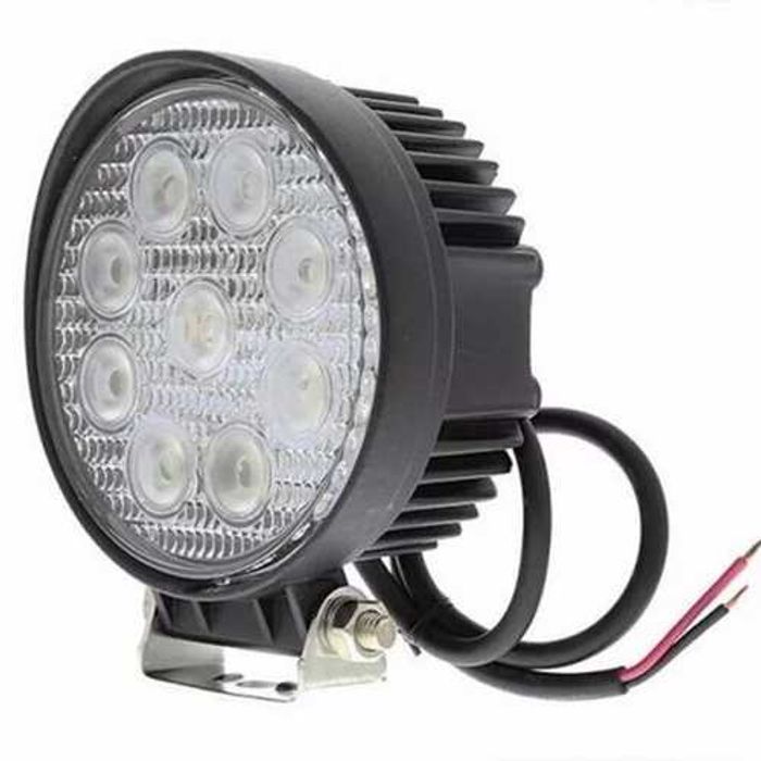 ISO17F1038 - FAROL AUX. 9 LEDS REDONDO BIVOLT 35MM GROSSO - VALOR UNITARIO - PC