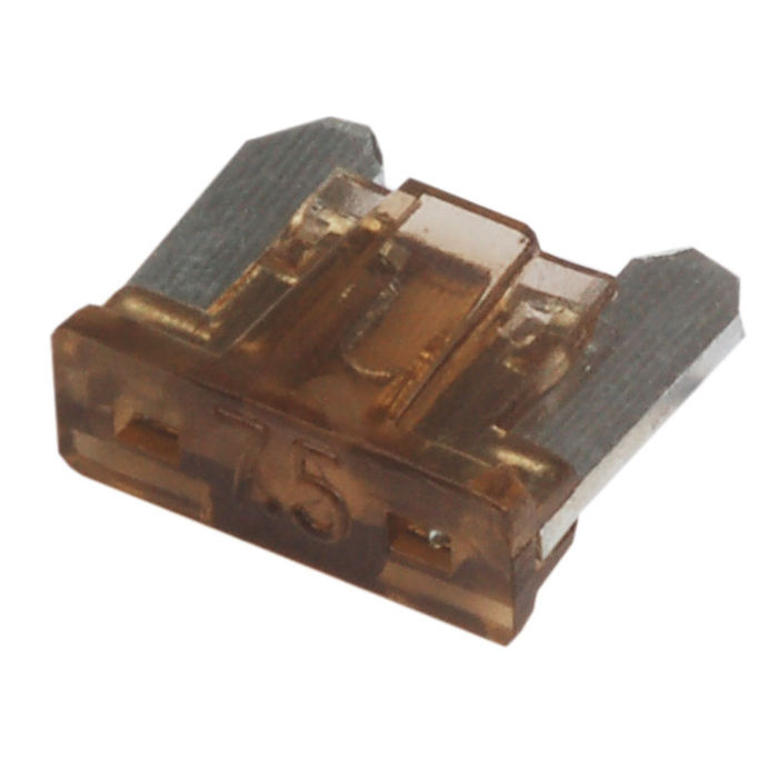 AMS175-07 - FUSIVEL MINI PERFIL BAIXO - 7,5A - MARROM (EMB. COM 10 PCS - VALOR UNITARIO) - PC