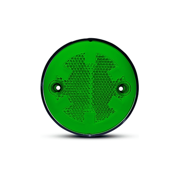 ISO20048 VD 12/24V - LANTERNA LATERAL APOLO 85MM - VERDE 12/24V - SEM SUPORTE - PC