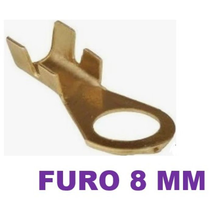 ISO1900024-8MM - TERMINAL OLHAL 5/16 FURO 8MM (50 PCS - VALOR UNIT) - PC