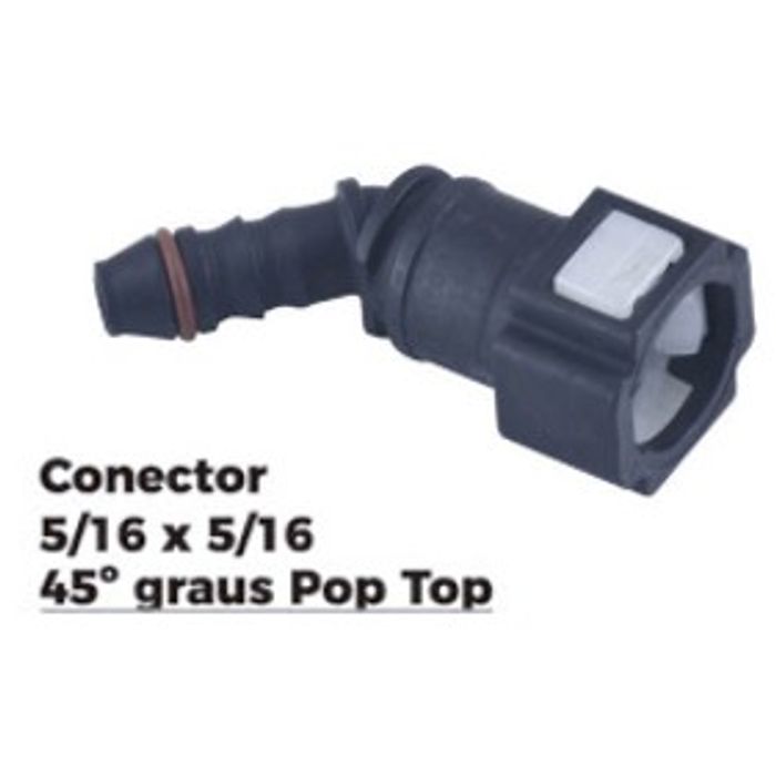 ISO1905611 - CONECTOR 5/16 X 5/16 - 45 GRAU - POP TOP (EMB. COM 01 PECA - VALOR UNITARIO) - PC