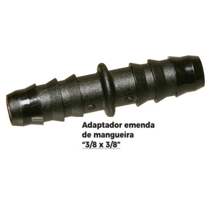 ISO1905106 - ADAPTADOR RETO EMENDA DE MANGUEIRA 3/8 X 3/8 (EMB. COM 01 PECA - VALOR UNITARIO) - PC