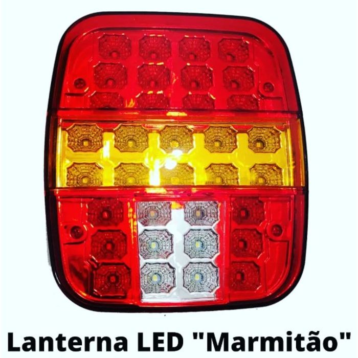 ISO225303 12/24V - LANTERNA TRASEIRA LED MARMITAO 12/24V (EMB. COM 01 PECA- VALOR UNITARIO) - PC