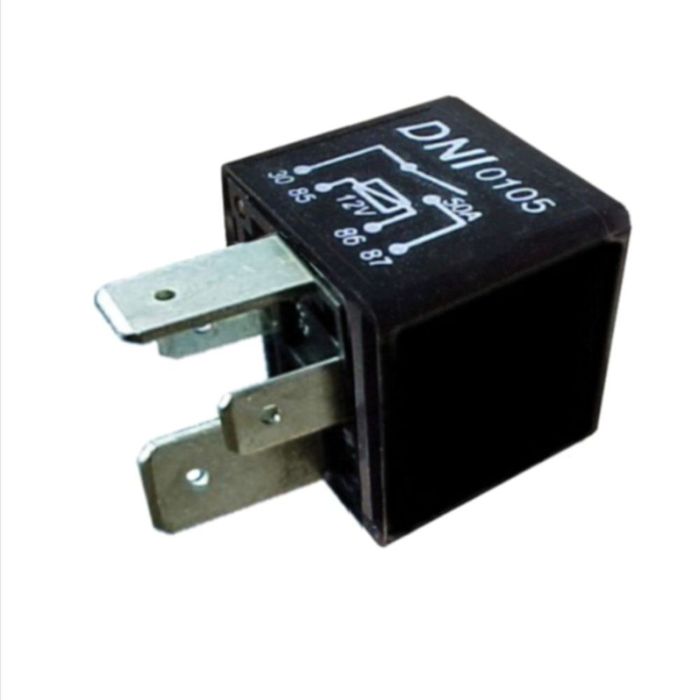 DNI0105 12V - RELE AUX. 12V BOMBA COMB. GM/FIAT (4 TERM. 2 LARGOS) 50 AMP. - PC