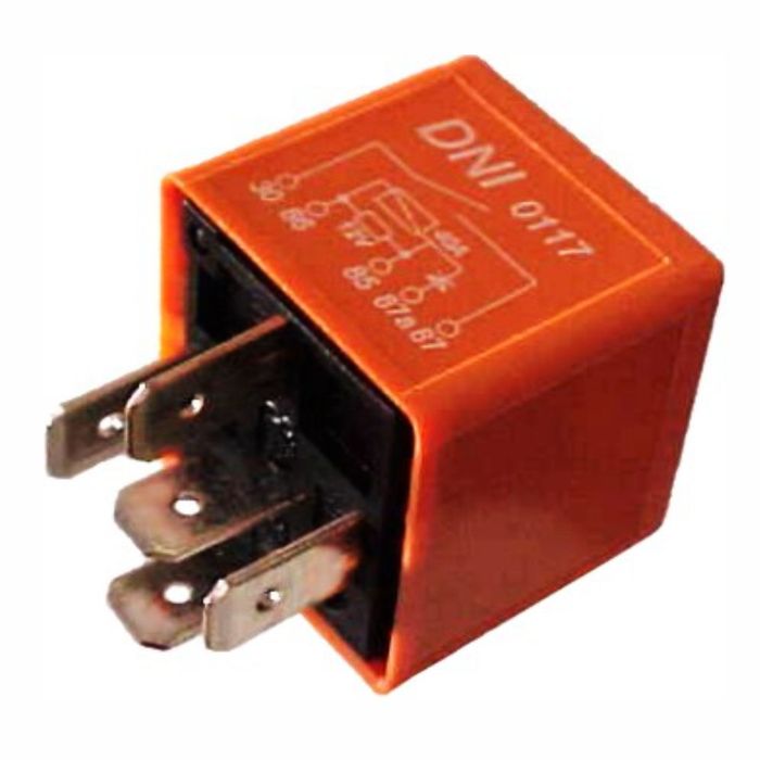 DNI0117 12V - RELE AR CONDICIONADO GOL- 5 TERM. 12V 40 AMP - PC