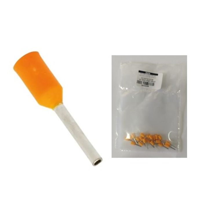 ISO6TE0508 - TERMINAL ILHOS TUBOLAR ISOLADO 0.50 MM LARANJA (EMB. COM 20 PEÇAS - VALOR UNITARIO) - PC