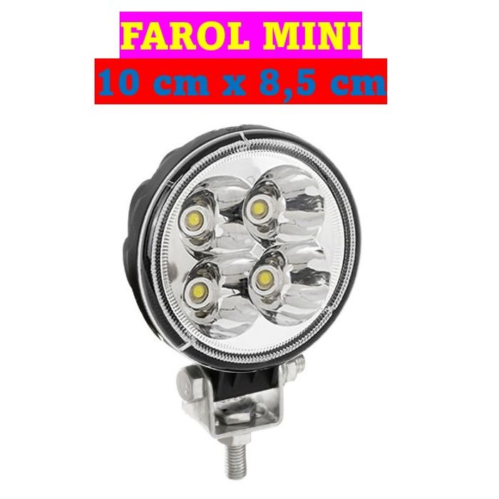 ISO224003 121/24V - FAROL DE MILHA MINI REDONDO 8 CM 12/24V (EMB. COM 01 PECA- VALOR UNITARIO) - PC
