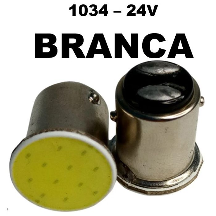 ISO17L1034 BCA 24V - LAMPADA LED 1034 24V BRANCA (EMB. COM 1 PECA- VALOR UNITARIO) - PC