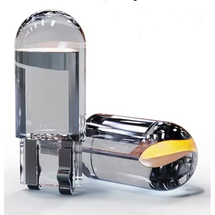 ISO6LT10R AM 12V - LAMPADA PINGO 12V - T10 - ALTA RESISTENCIA - AMARELA (EMB. COM 1 PECA- VALOR UNITARIO) - PC