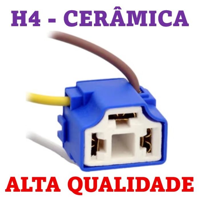 ISO17CH03.2013 - CHICOTE 03 VIAS LAMPADA H4 - CERAMICA - COM FIO 1,50 MM (EMB. COM 05 PECAS - VALOR UNITARIO) - PC