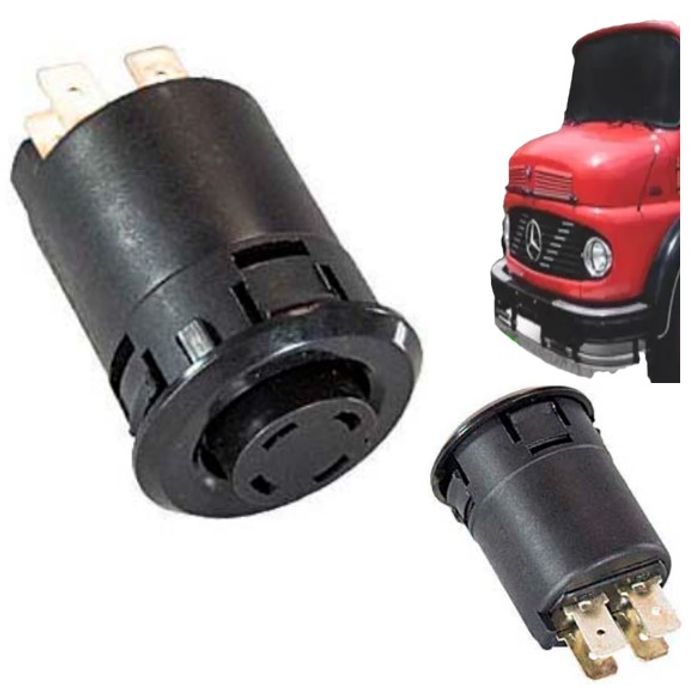 OPN 021064 - BOTAO PRESSAO 04 TERMINAIS MERCEDES/  ONIBUS 24V (EMB. COM 01 PECA - VALOR UNITARIO) - PC