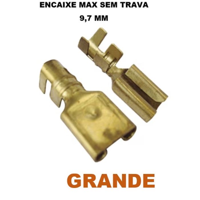 ISO1900005 - TERMINAL ENCAIXE GDE 9,7 MM COM 50 UNIDADES - VALOR UNITARIO - PC
