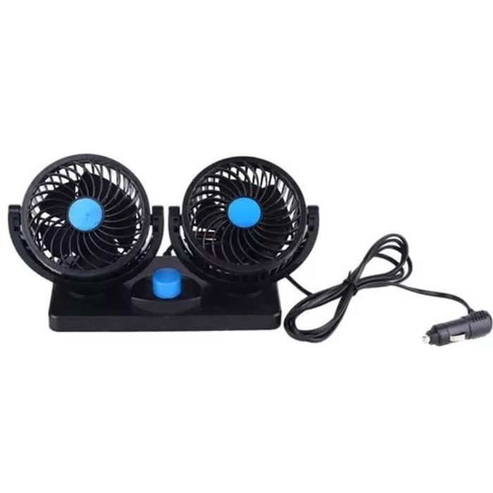 ISO14V013 12V - VENTILADOR VISOR DUPLO 12V PLASTICO PRETO UNIVERSAL (EMB. COM 01 PECA- VALOR UNITARIO) - PC