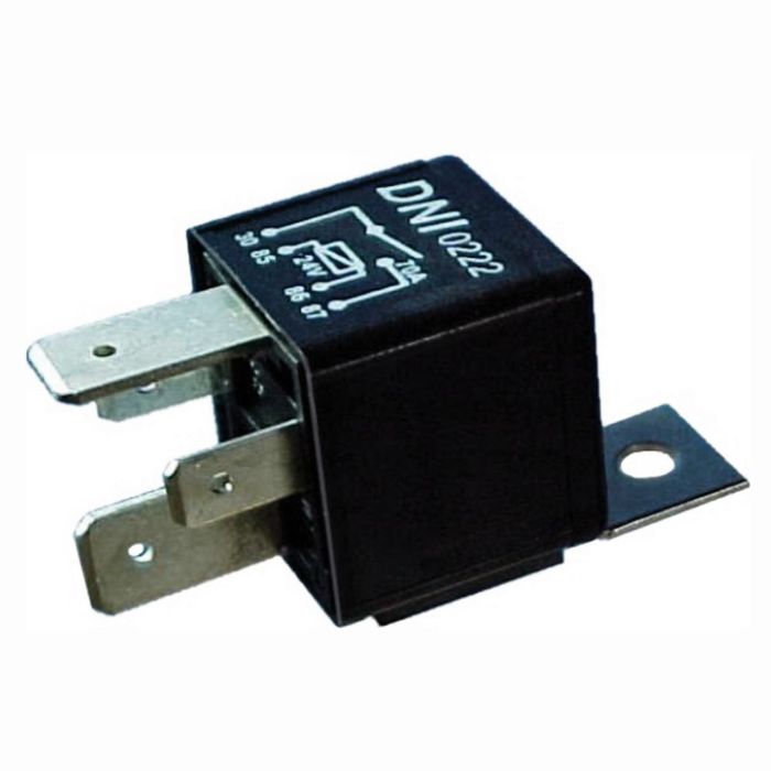 DNI0222 24V - RELE AUX. C/ SUP. 04 TERMINAL 70A 24V    - PC