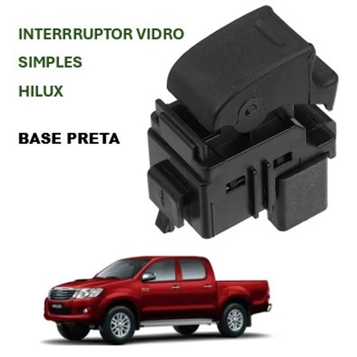 ISO17I38481 LD - INTERRUPTOR VIDRO ELETRICO LD SIMPLES TOYOTA HILUX DIANTEIRO LD/ E TRASEIRO LD/LE 04/13 (EMB. COM 01 PECA - VALOR UNITARIO) - PC