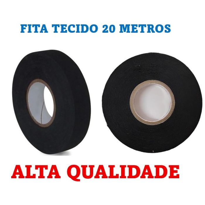 ISO17FT705028  20MT - FITA ISOLANTE TECIDO 20 MT - 19MM (EMB. COM 01 PECA - VALOR UNITARIO) - PC