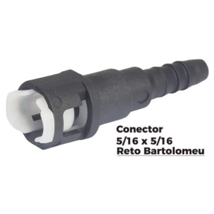 ISO1905601 - CONECTOR RETO BARTOLOMEU 5/16 X 5/16 (EMB. COM 01 PECA - VALOR UNITARIO) - PC