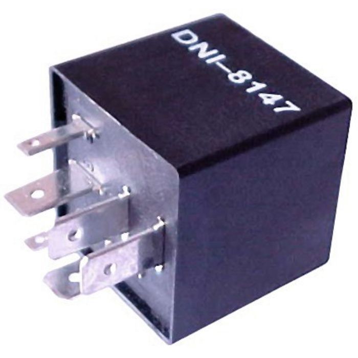 DNI8147 12V - RELE AUX. ILUMIN. DRL GOLF/ AUDI/ A3 12V - 6 TERM. 12V - PC