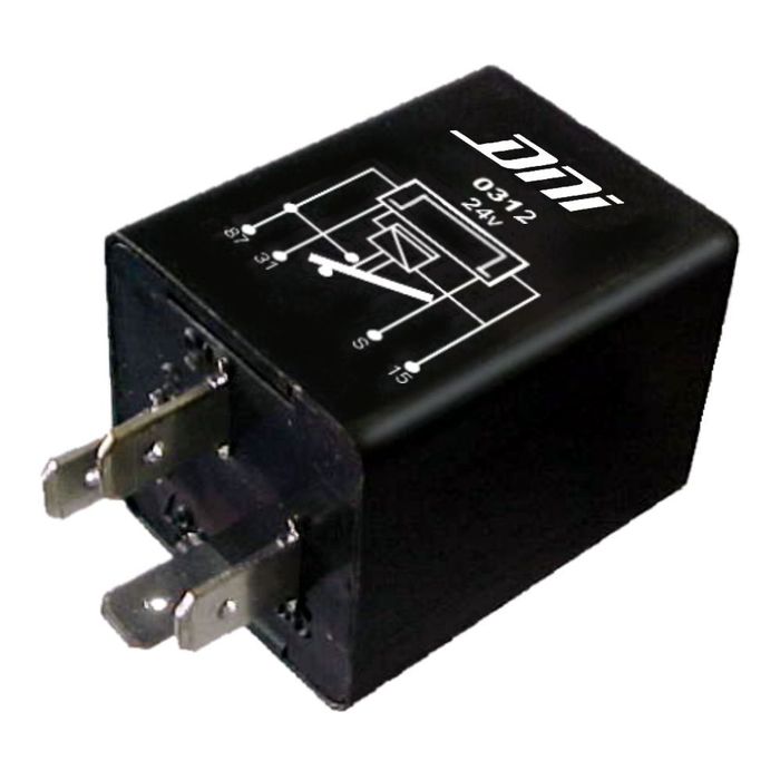 DNI0312 24V - RELE PARADA SOLICITADA 24V 4 TERMINAL - PC