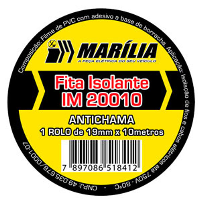 IM20010 - FITA ISOLANTE 10 METROS  - UN