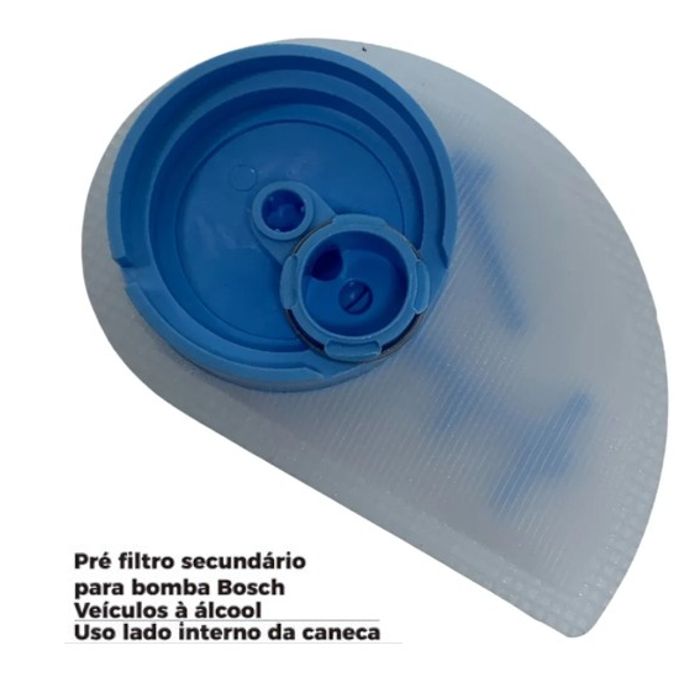 ISO1903009 - PRE FILTRO SECUNDARIO PARA BOMBA BOSCH/ ALCOOL - USO LADO INTERNO DA CANECA (EMB. COM 01 PECA - VALOR UNITARIO) - PC