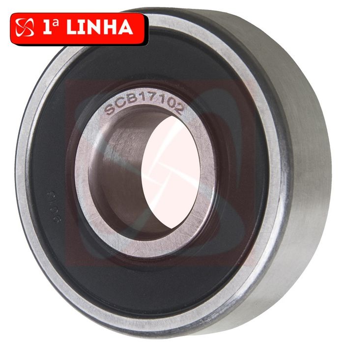 SRB17102 - ROLAMENTO B17-102 - 47X17X14 ALTERNADOR BOSCH/ DENSO/ VALEO  / CITROEN/ PICASSO/ DOBLO/ COURIER/ ECOSPORT/ FIESTA/ ASTRA/ CELTA/ CORSA/ MERIVA/ S10/   PEUGEOT - 206 - PC