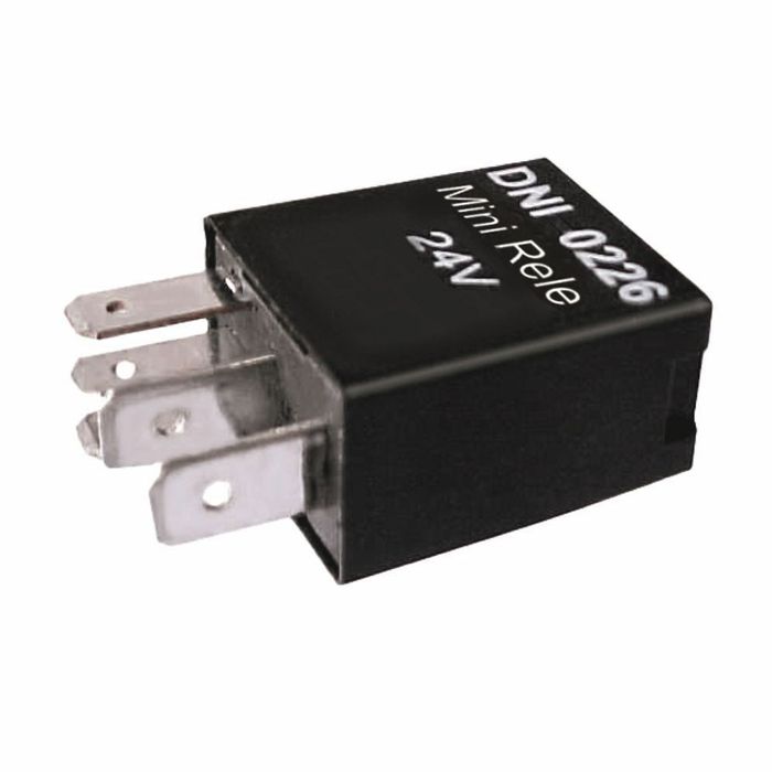 DNI0226 24V - RELE AUX. MINI S/ SUP. C/ REVERSOR 40/ 30A 05 TERMINAL 24V - PC