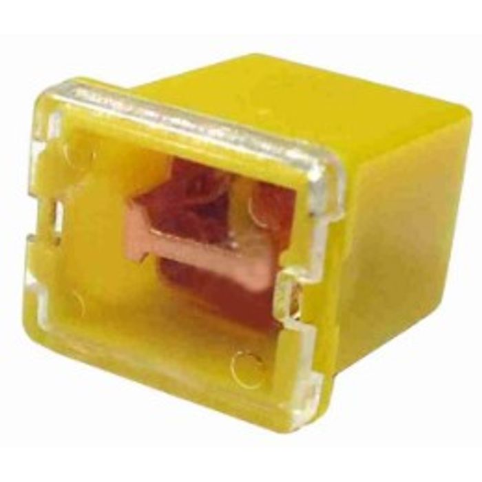 ISO103195-60 - FUSIVEL MIDI FEMEA PERFIL BAIXO 60A AMARELO (EMB. COM 01 PC- VALOR UNITARIO) - PC