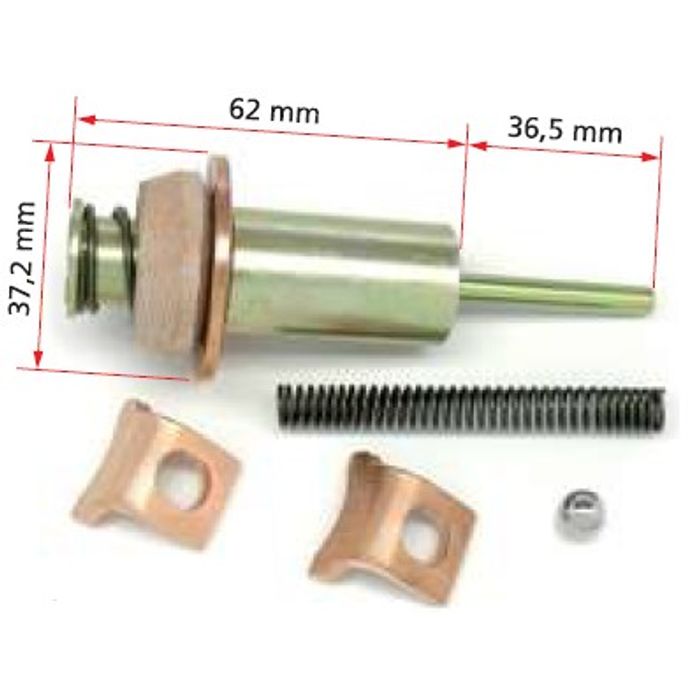 ISO7-1718 - EMBOLO AUTOM. PART. NIPODENSO/ TOPIC/ BESTA - M8 - 62 X 36,5 X 37,2 MM (EMB. COM 01 KIT - VALOR DO JG) - JG