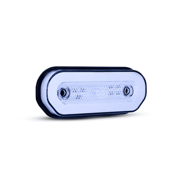 ISO20058 CR 12/24V - LANTERNA LATERAL LUXO - CRISTAL 12/24V - SEM SUPORTE - PC