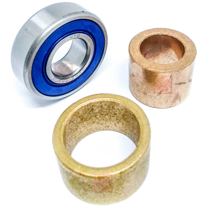 KIT SC1255-STD - KIT BUCHA PARTIDA JE MB/ SCANIA - ESTE KIT É COMPOSTO POR: 1-BUCHA SC2309-STD/ 1- BUCHA SC1915-STD/ 1- BUCHA ROLAMENTO REF. 6202-2RS - KIT