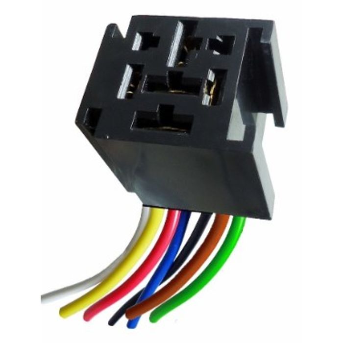 ISO107526 12/24V - SOQUETE PARA RELES COM 7 TERMINAIS E COM 3 TERMINAIS LARGOS 12/24V (EMB. COM 01 PC - VALOR UNITARIO) - PC