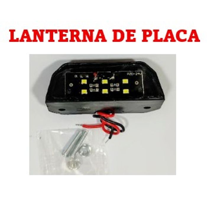 ISO225201 12/24V - LANTERNA DE PLACA 6 LED 12/24V (EMB. COM 01 PECA- VALOR UNITARIO) - PC